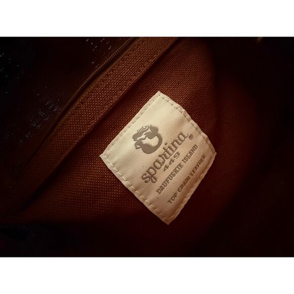 Spartina 449 Black Rattan Box Bag Leather Trim Gold Hardware Top Handle - Picture 9 of 16